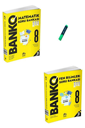 LGS 8. Sınıf Banko Serisi Matematik ve Fen Bilimleri Soru Bankası