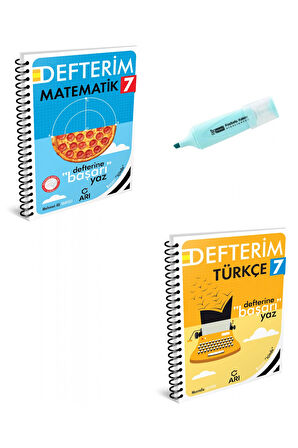 7.Sınıf Matematik Ve Türkçe Akıllı Defterim