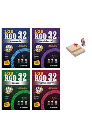 LGS 8. SINIF KOD32 TÜM DERSLER SORU BANKASI 4LÜ SET