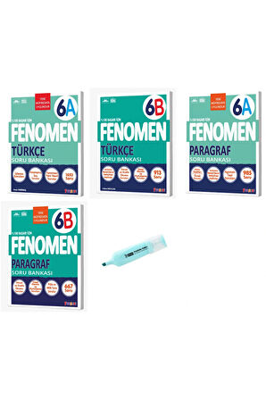 6. Sınıf Türkçe A-B Ve Paragraf A-B Soru Bankası