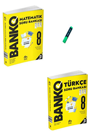 LGS 8. Sınıf Banko Serisi Matematik ve Türkçe Soru Bankası