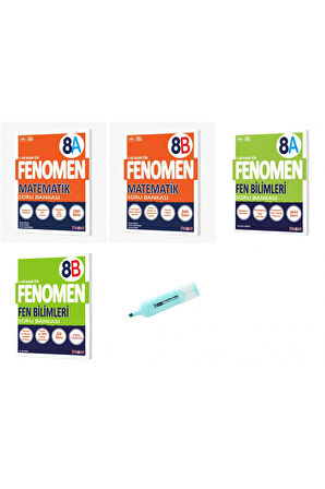 LGS 8.Sınıf Matematik A-B Ve Fen Bilimleri A-B Soru Bankası