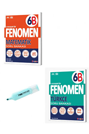6. Sınıf B Serisi Matematik Ve Türkçe Soru Bankası