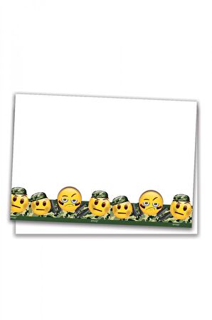 EMOJİ KAMUFLAJ MASA ÖRTÜSÜ 120X180(PLASTİK)