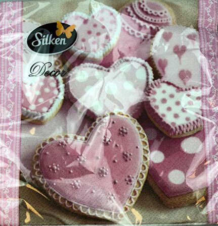 PEÇETE PEMBE KALPLER 18'Lİ