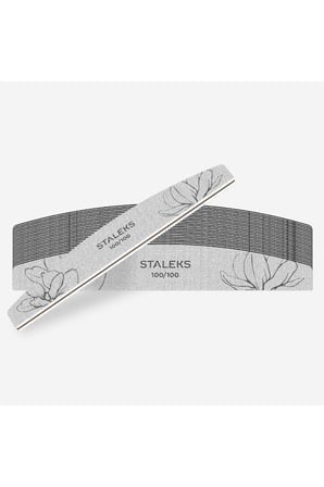 STALEKS Yarım Ay Kağıt Tırnak Törpüsü Expert 40 100/100 Grit (25 Adet) NFE-40-100/100-25