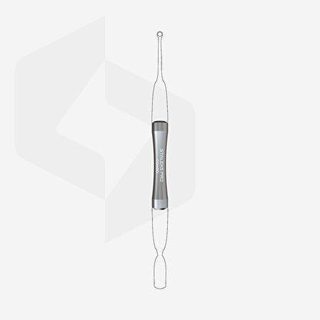 Staleks UNIQ Combo Değiştirilebilir Çalışma Parçaları İçin Spatula Sapı Gümüş HPQ-10