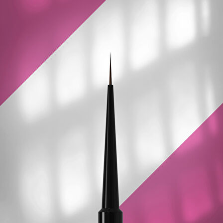 Staleks Kapaklı Sentetik İnce Uçlu Nail Art Liner Çizim Fırçası 10mm NBE-03