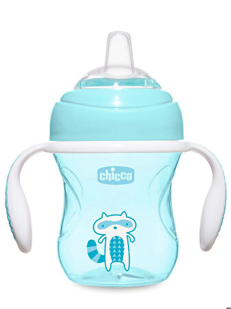 Chicco Yumuşak Uçlu Geçiş Bardağı 4 Ay+ 200 ml Mavi