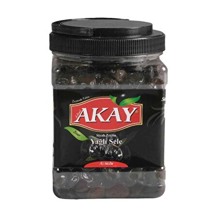Akay Zeytin Star Yağlı Sele 1 Kg (cal :201-230) x 2 Adet 