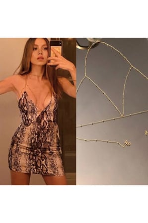 Top Detay Vücut Aksesuarı, Vücut Kolyesi. Vücut Takısı, Bel Aksesuarı