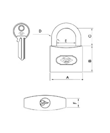 İto Kilit Döküm Demir Asma Kilit No:30 – Dayanıklı Güvenlik Kilidi (30 mm)