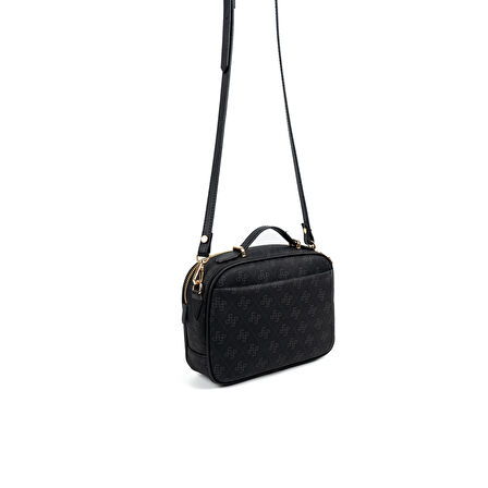 Silver Polo  Kadın Çapraz Çanta 1186-48305 SILVER POLO ÇAPRAZ BAYAN ÇANTASI M178 SİYAH-MAT SİYAH