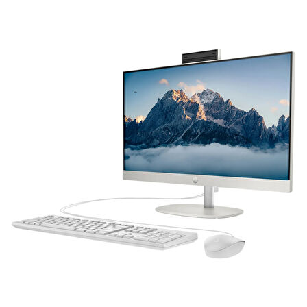 HP ProOne 240 G10 i7 1355U 24GB 4TB SSD Iris Xe Graphics 23.8" FHD FDOS All In One PC Beyaz & PER4