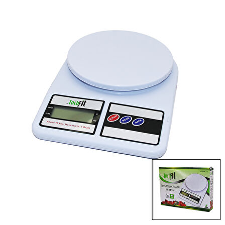 DİJİTAL MUTFAK TERAZİSİ TARTI 10KG TF-1010 (4832)