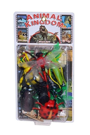 Böcek Hayvan Seti Oyuncak Böcekler Vahşi Hayvanlar Akrep Örümcek Sinek Böcek Çekirge Seti 21 Parça