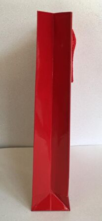 KARTON ÇANTA KIRMIZI 35CM X 45CM - 1 ADET