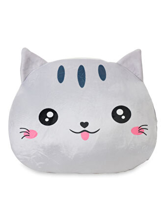 Halley Oyuncak Soft Peluş Yastık 35 cm Gri