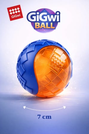 Ball Originals Özel Dokulu & Sesli Köpek Oyun Topu - İkili Paket - Orta ve Büyük Irk