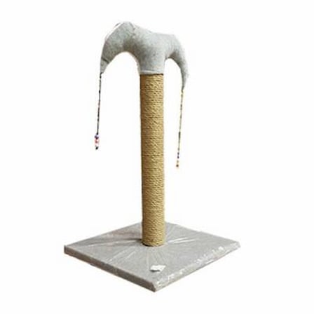 İnce Kedi Tırmalama Tahtası 50 Cm Gri