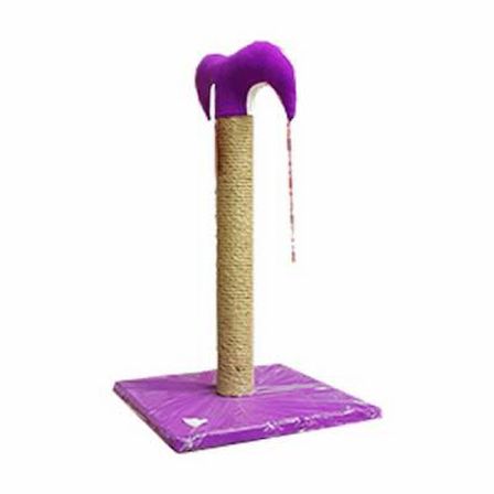 İnce Kedi Tırmalama Tahtası 50 Cm Mor