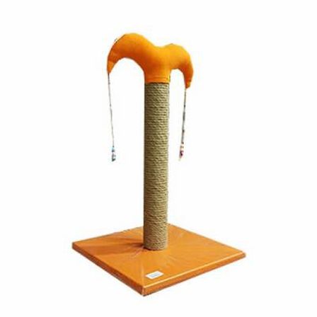 İnce Kedi Tırmalama Tahtası 50 Cm Turuncu