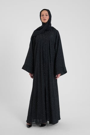 Shine Taşlı Abaya Ferace & Şal - Standart Beden & Farklı Boy		