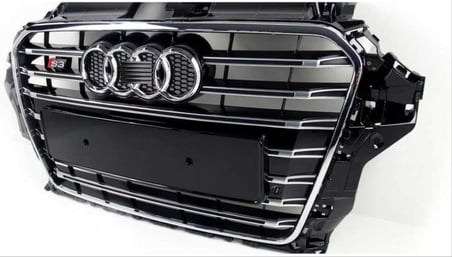 Audi A3 Uyumlu Panjur S3 Siyah 2013-2016