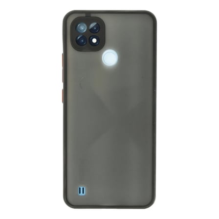 Realme C21 Kılıf Montreal Silikon Kapak - Siyah