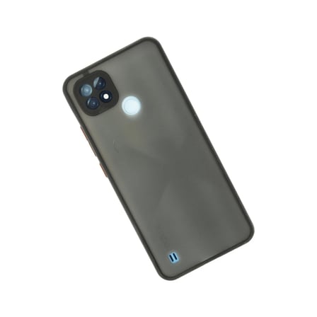 Realme C21 Kılıf Montreal Silikon Kapak - Siyah