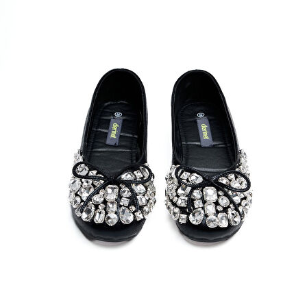 Taş Aksesuarlı Kadın Babet 