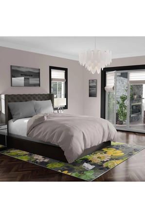 Kaymaz Taban Yıkanabilir Halı – Mutfak, Salon, Yatak Odası için Modern Dijital Baskı Halı (SLNHALI92