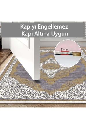 Banyo Paspası, Yumuşak Banyo Halısı, Kaymaz Dot Tabanlı, Yıkanabilir - 60x100