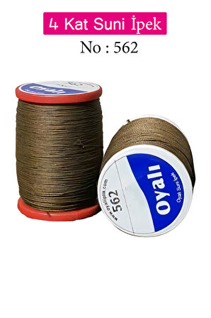 Oyalı 4 Kat Suni İpek İplik İğne Oyası Boncuk İpi Tığ Oyası No:562
