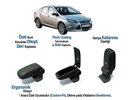  FOCUS III ARACA ÖZEL KOL DAYAMA VİDASIZ KOLÇAK  2012 2013 2014 2015