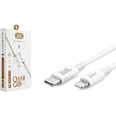 Subzero CL95 20W 1metre Usb-c Ligtning Pd Şarj Kablosu