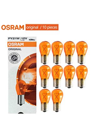 7507 Py21w 12v 21w 93 Sinyal Sarı Turuncu Amber 10 Adet