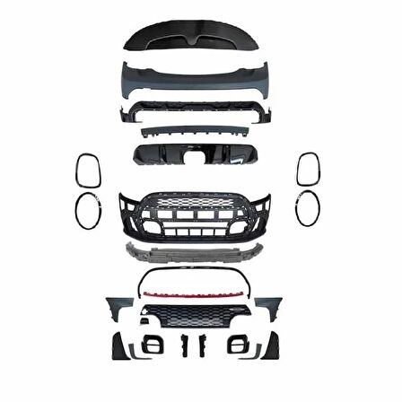 Mini Cooper F55 4D JCW 2021+ Uyumlu Body Kit