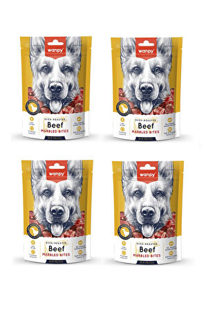 Wanpy Biftekli Küp Köpek Ödülü 100 Gr. X 4 Adet