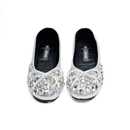 Taş Aksesuarlı Kadın Babet 