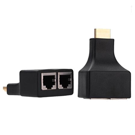 Hdmi Rj45 Cat5 6 Extender Uzatıcı Uzatma Aparatı Adaptör