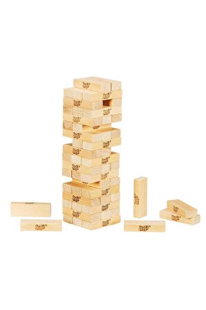 Jenga A2120 AHŞAP OYUNU DENGE OYUNU JENGA 54 PARÇA JENGA AHŞAP BLOCK OYUNU