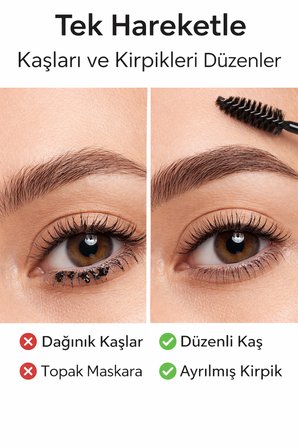 10 Adet Kaş Fırçası Kirpik Fırçası Spoolie Kaş Şekillendirme Fırçası Makyaj Fırçası