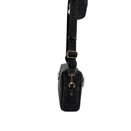 Silver Polo  Kadın Çapraz Çanta 1038-48491 SILVER POLO ÇAPRAZ Kadın ÇANTASI M178 SİYAH-MAT SİYAH