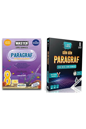 8. Sınıf Okyanus Master Paragraf + Strateji Yayınları Gün Gün Paragraf