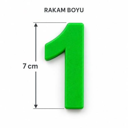 Mıknatıslı Rakamlar 0-9 Arası Eğitici Oyuncak