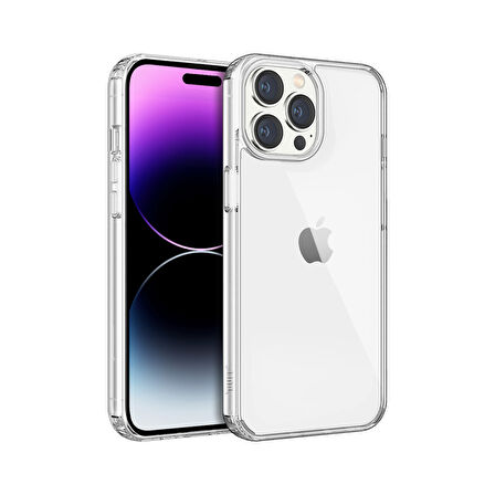 iPhone 14 Plus Uyumlu Silikon Şeffaf Air Hybrid Kılıf Crystal