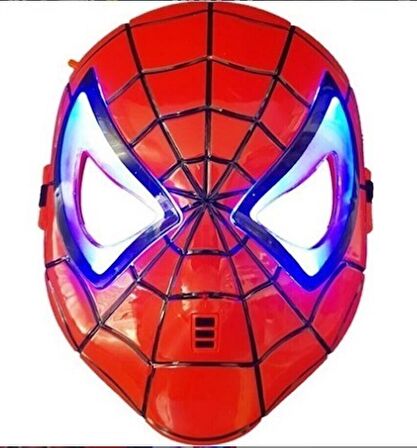 Spiderman Inanılmaz Örümcek Adam Işıklı Spiderman Maskesi Çocuk Maskesi  Işıklı Maske