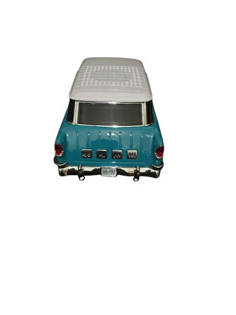 Wster Chevrolet WS-1955BT Belair 1955 Model Araba Bluetooth Hoparlör Turkuaz