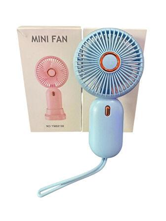 Avuç İçi Taşınabilir Şarjlı Mini Vantilatör El Fanı YM88196 
